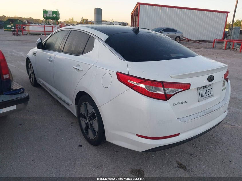 Vin: knagm4ad5c5030675, lot: 45220501, kia optima hybrid ex 20123