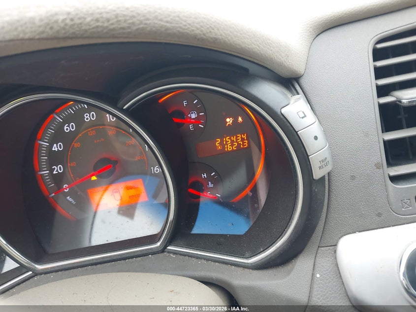 2009 Nissan Murano Sl VIN: JN8AZ18U89W023323 Lot: 44723365