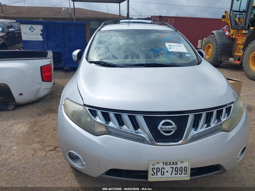 2009 Nissan Murano Sl VIN: JN8AZ18U89W023323 Lot: 44723365