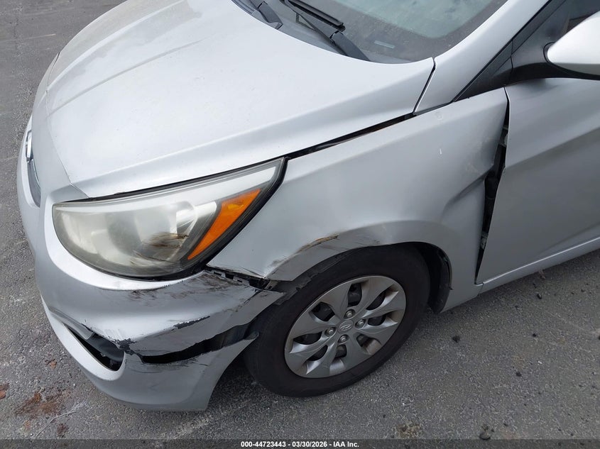 2015 HYUNDAI ACCENT SEDAN 1.6L I-4 DI, DOHC, VVT, 138HP