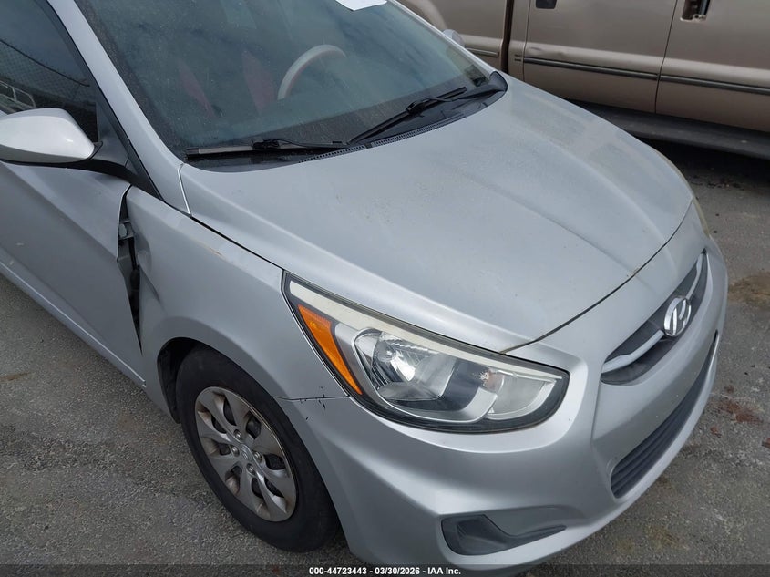 2015 HYUNDAI ACCENT SEDAN 1.6L I-4 DI, DOHC, VVT, 138HP
