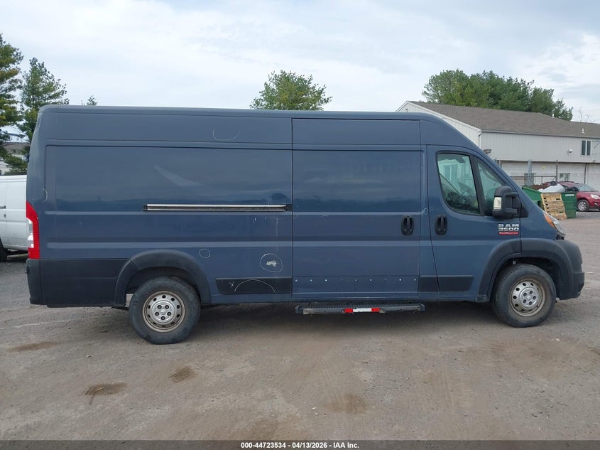 2020 Ram Promaster 3500 Cargo Van High Roof 159 Wb Ext VIN: 3C6URVJG9LE108457 Lot: 44723534