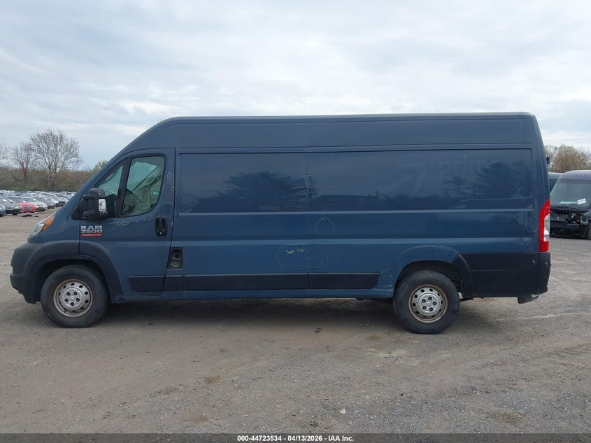 2020 Ram Promaster 3500 Cargo Van High Roof 159 Wb Ext VIN: 3C6URVJG9LE108457 Lot: 44723534