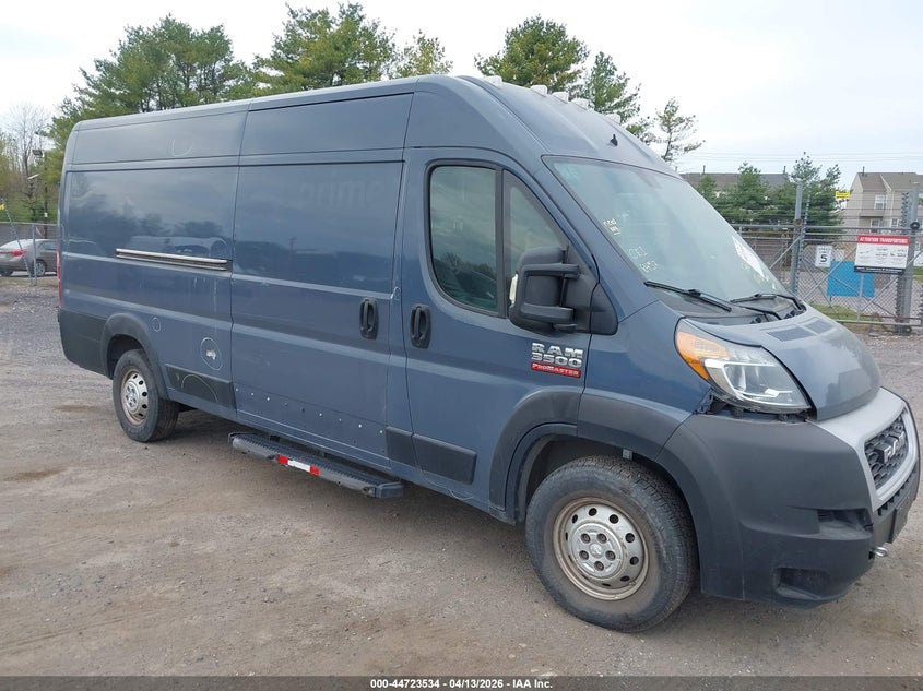 2020 Ram Promaster 3500 Cargo Van High Roof 159 Wb Ext VIN: 3C6URVJG9LE108457 Lot: 44723534