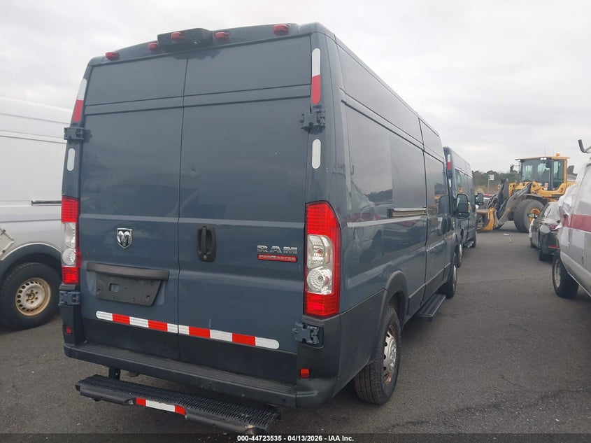 Vin: 3c6urvjg4le108687, lot: 45220714, ram promaster 3500 cargo van high roof 159 wb ext 20204
