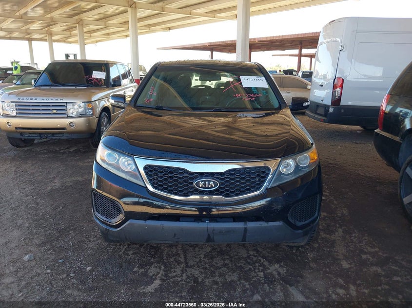 2012 Kia Sorento 2.4 Lx black Lot 111044723560 Vin 5XYKT3A12CG281063