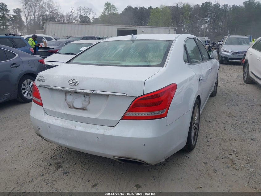 Vin: kmhgh4jhxeu084293, lot: 45220940, hyundai equus signature 20144