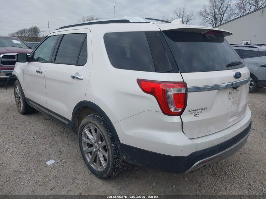 Vin: 1fm5k8fhxhgc08249, lot: 45221056, ford explorer limited 20173