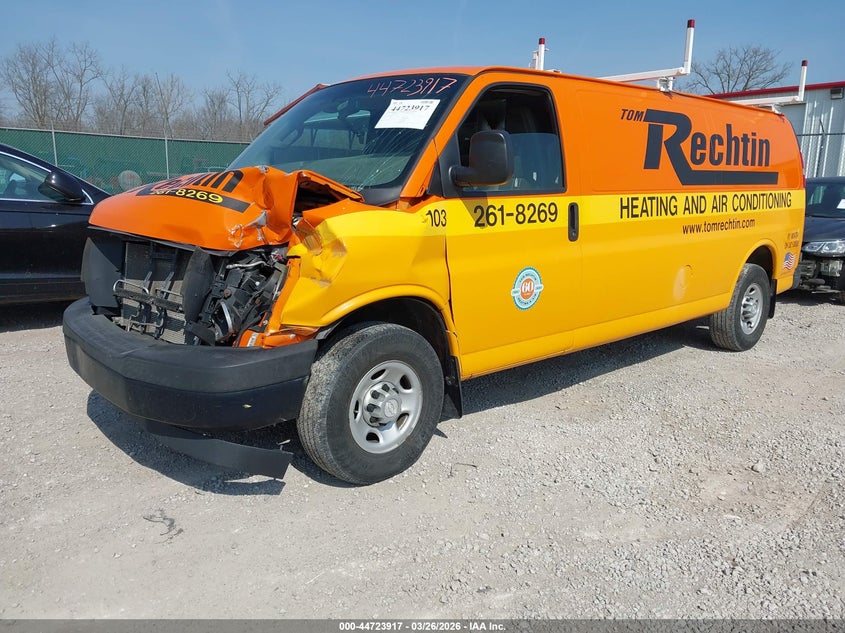 Vin: 1gcwgbfg8h1123802, lot: 45221097, chevrolet express 2500 work van 20172