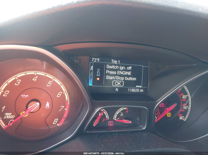 2014 Ford Focus St VIN: 1FADP3L97EL330383 Lot: 44724078