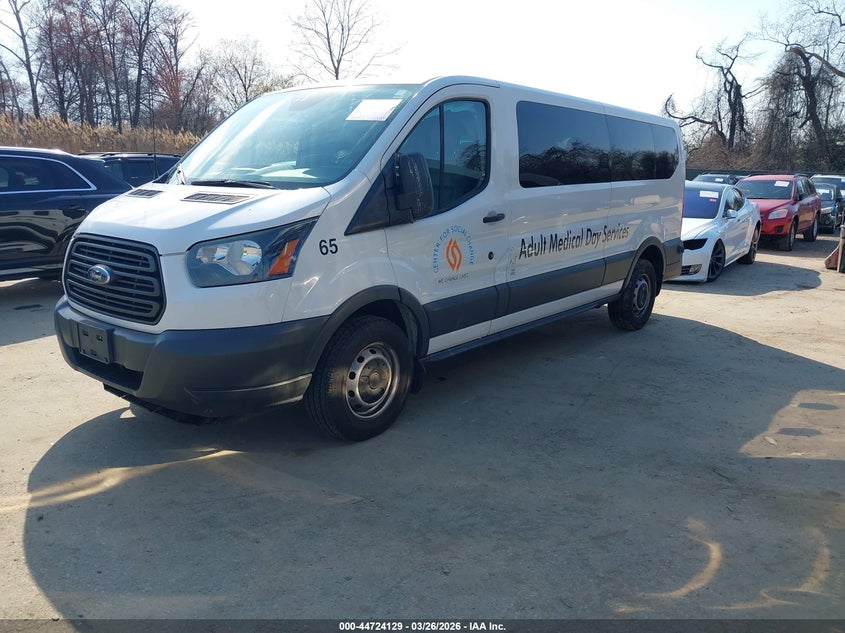Vin: 1fbzx2ym4gka48951, lot: 45221309, ford transit-350 xl 20162
