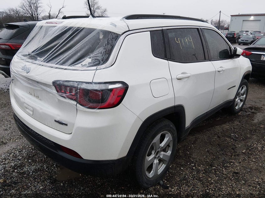 Vin: 3c4njcbb3jt356174, lot: 45221374, jeep compass latitude fwd 20184