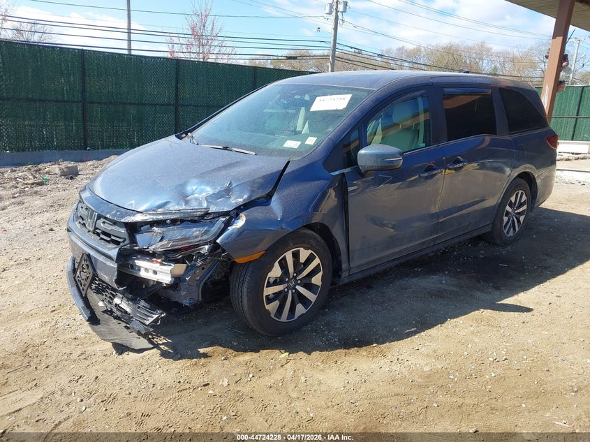 Vin: 5fnrl6h60tb031796, lot: 45221408, honda odyssey ex-l 20262