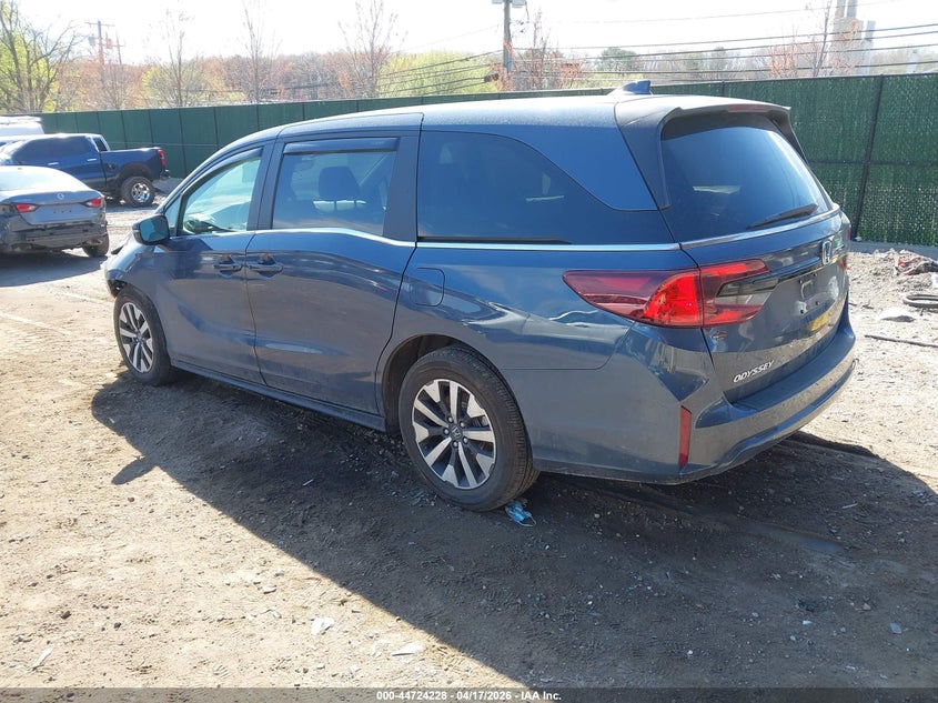 Vin: 5fnrl6h60tb031796, lot: 45221408, honda odyssey ex-l 20263