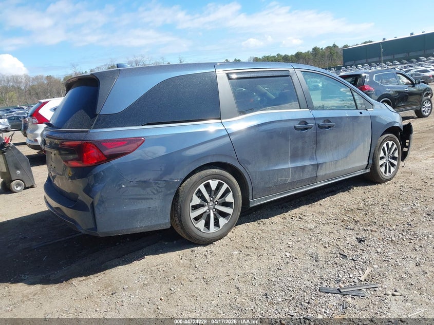 Vin: 5fnrl6h60tb031796, lot: 45221408, honda odyssey ex-l 20264
