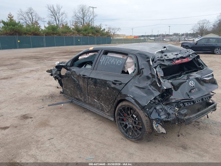 Vin: wvwla7cd3sw211744, lot: 45221625, volkswagen golf gti 2.0t s 20253