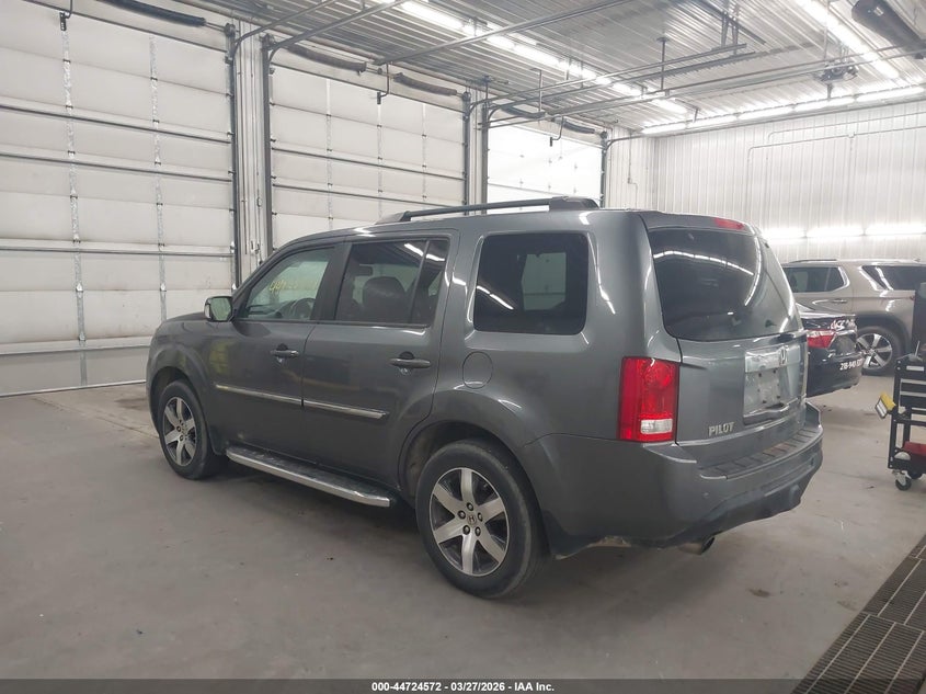 2012 Honda Pilot 3.5 Touring grey Lot 111044724572 Vin 5FNYF4H94CB024092
