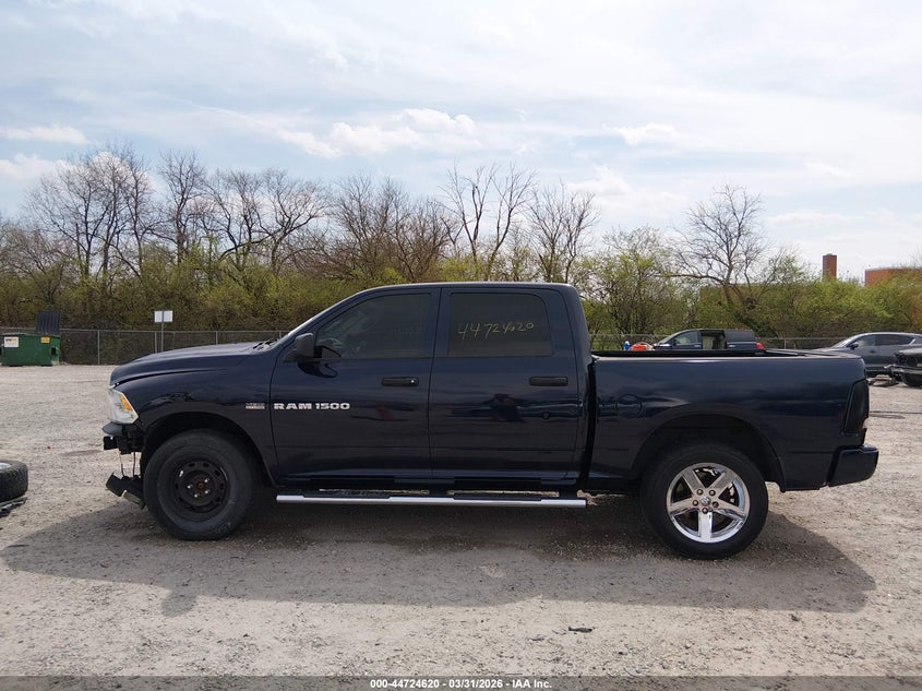2012 Ram 1500 5.7 Ram St blue Lot 111044724620 Vin 1C6RD7KT3CS320246