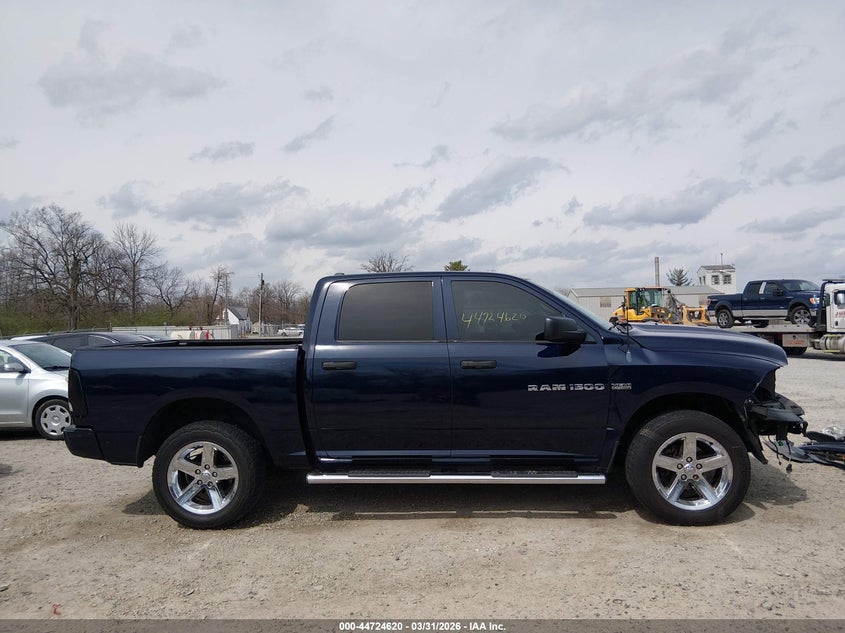 1C6RD7KT3CS320246 2012 Ram 1500 5.7 Ram St blue