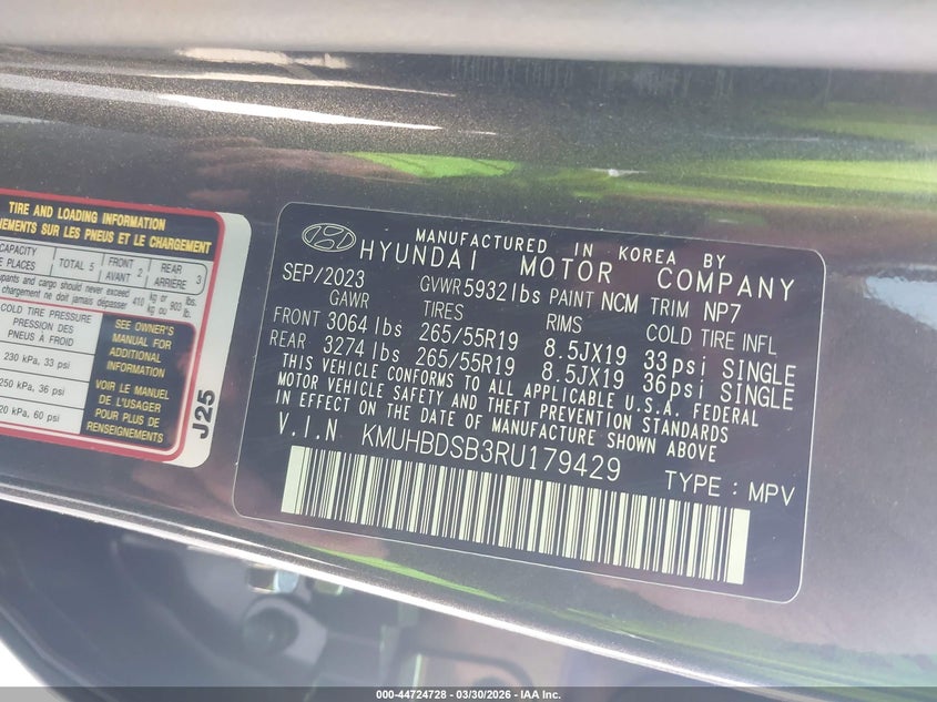 2024 Genesis Gv80 2.5T Awd VIN: KMUHBDSB3RU179429 Lot: 44724728