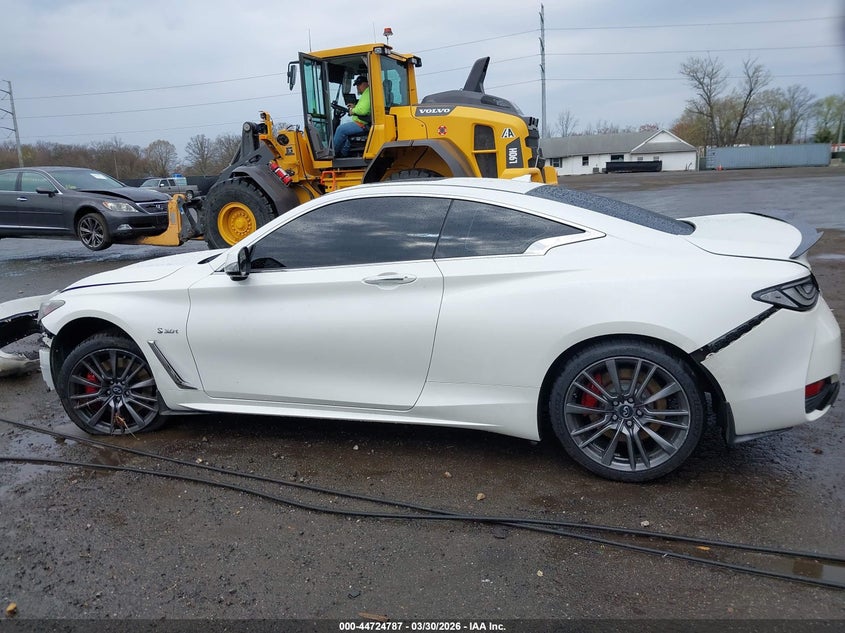 2017 Infiniti Q60 3.0T Red Sport 400 VIN: JN1FV7EK7HM610323 Lot: 47352946