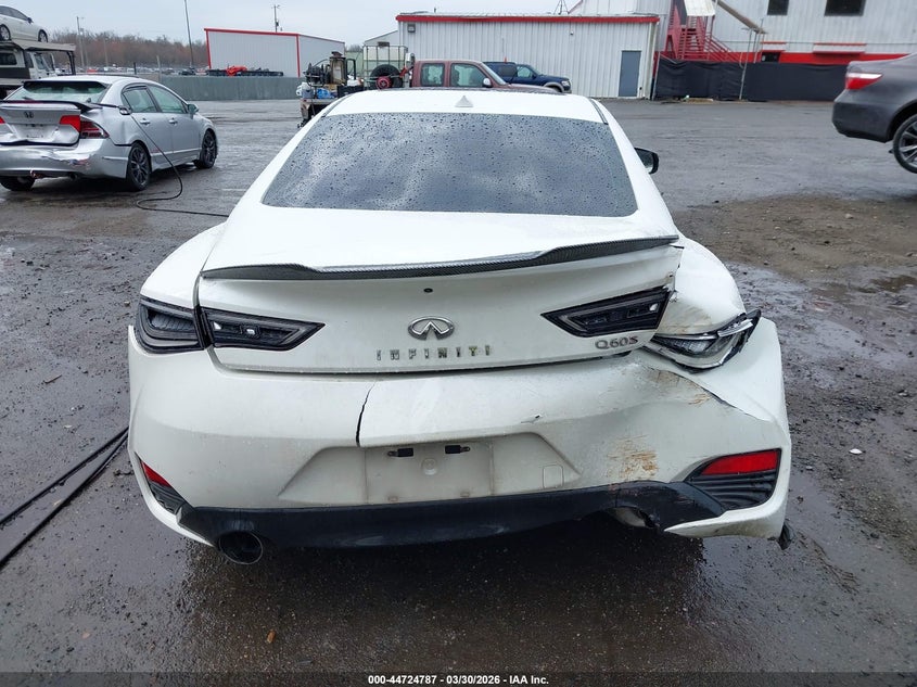 2017 Infiniti Q60 3.0T Red Sport 400 VIN: JN1FV7EK7HM610323 Lot: 47352946