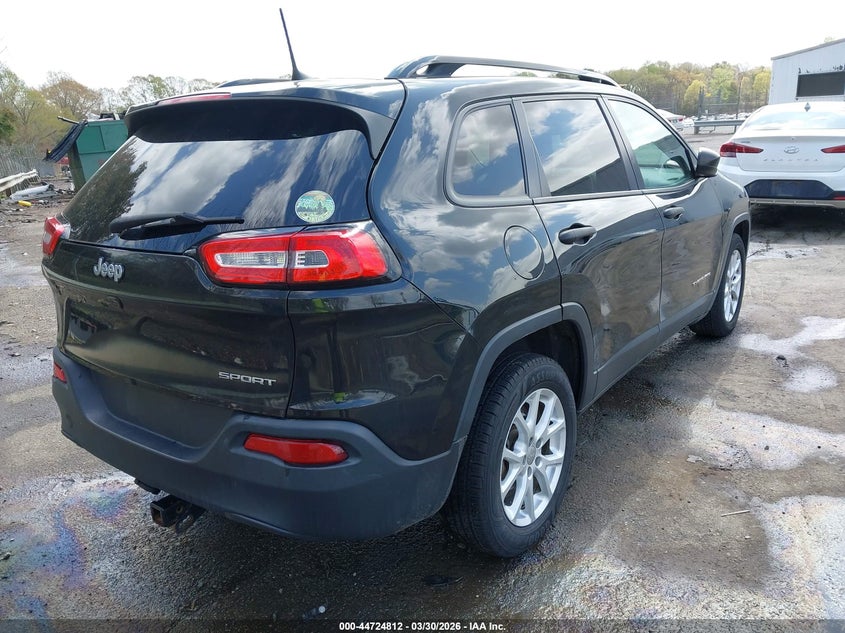 JEEP CHEROKEE 2016 VIN 1C4PJLAB6GW222532