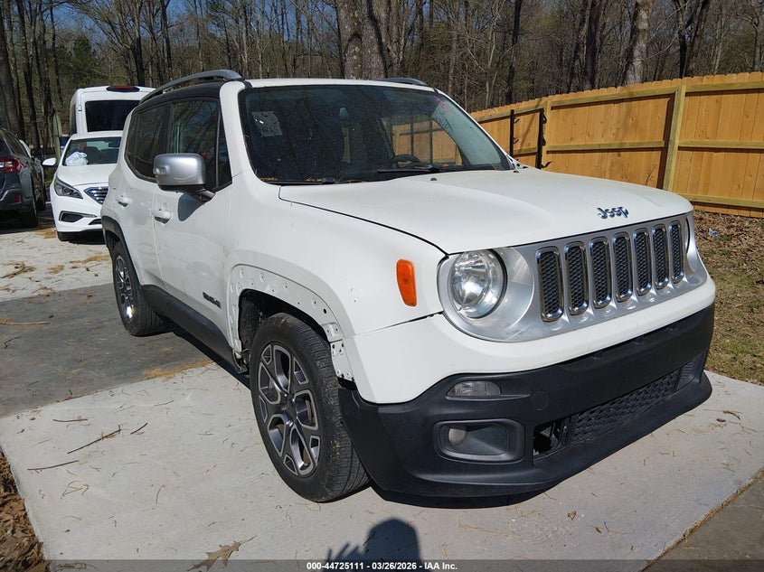 2017 Jeep Renegade Limited Fwd