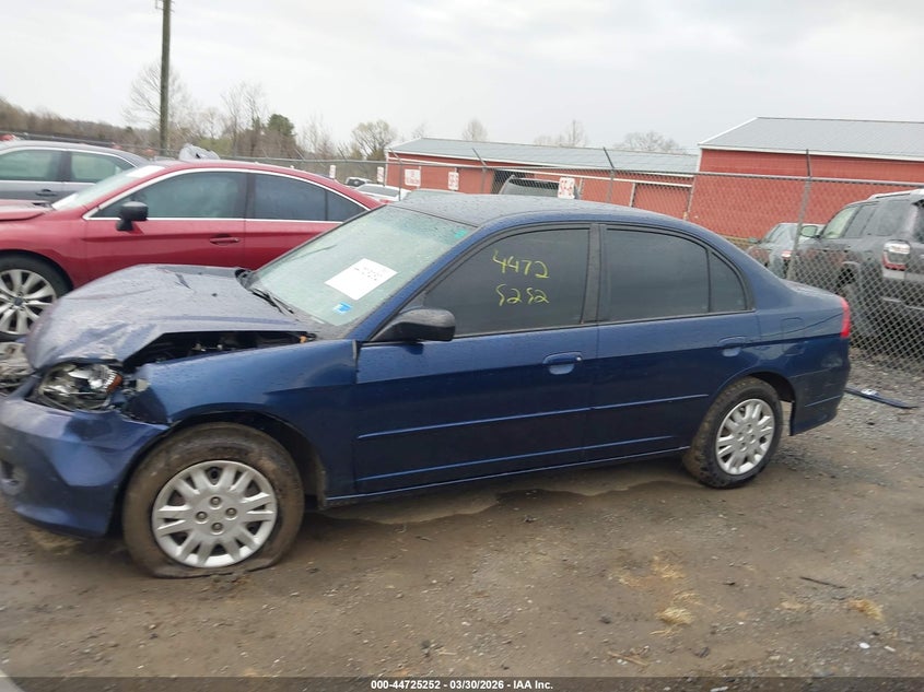 2004 HONDA CIVIC SEDAN 1.7L I-4 115HP