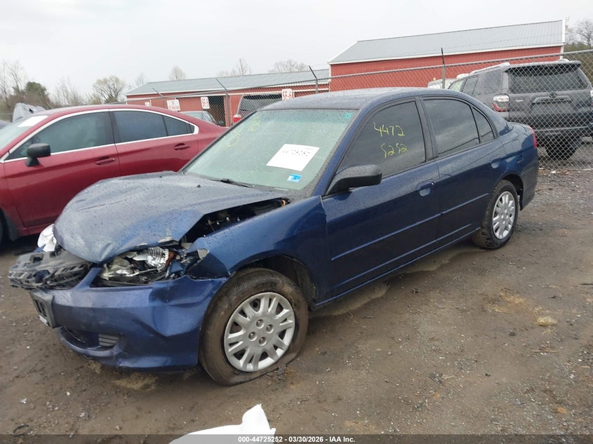 2004 Honda Civic Lx 2HGES16554H601979 photo 1
