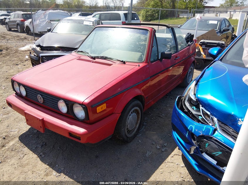 1989 Volkswagen Cabriolet