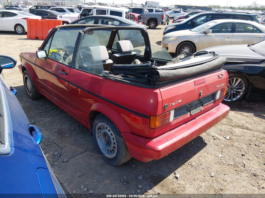 1989 Volkswagen Cabriolet