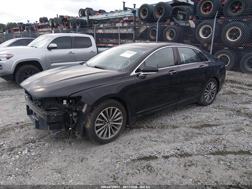 Vin: 3ln6l5lu3jr603924, lot: 45222817, lincoln mkz hybrid select 20182