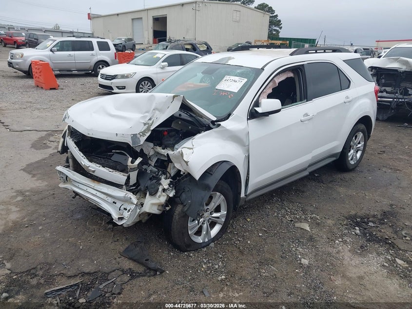 2012 Chevrolet Equinox 2.4 1Lt white Lot 111044725677 Vin 2GNALDEK9C6236811