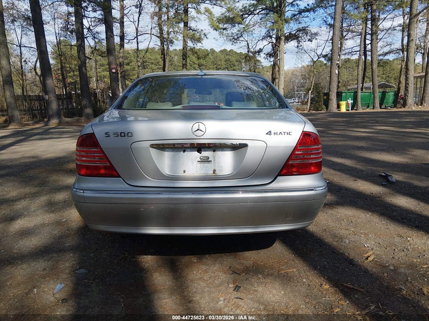 2003 Mercedes-Benz S 500 VIN: WDBNG84J63A374273 Lot: 44725823