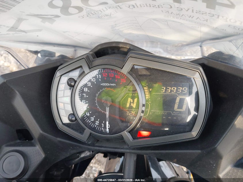 2023 Kawasaki Ex400 VIN: JKAEXKG13PDAR8386 Lot: 44725847
