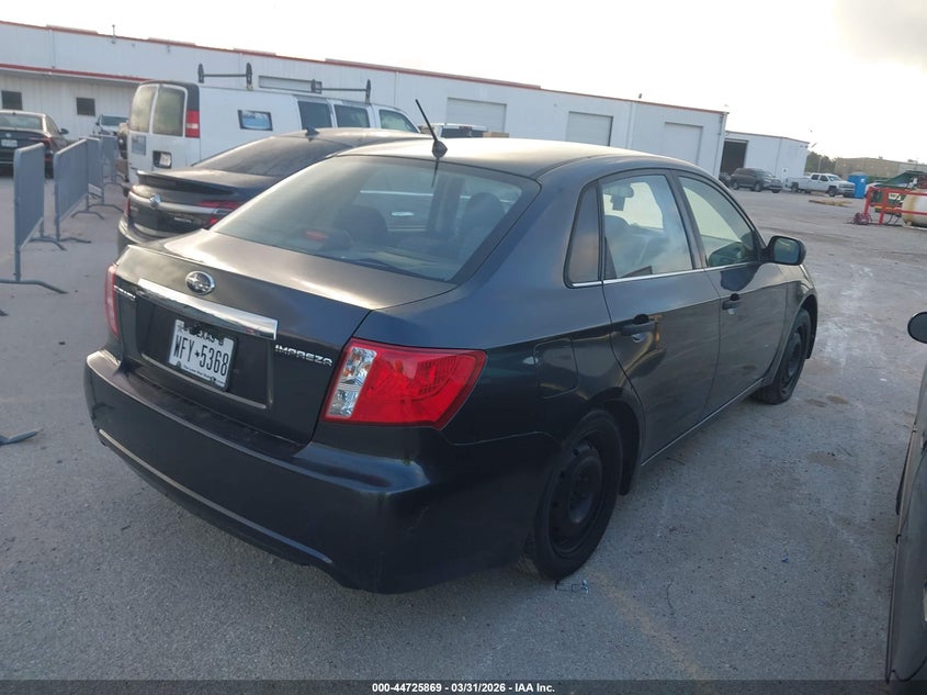 2008 SUBARU IMPREZA SEDAN 2.5L H-4 VVT, 170HP