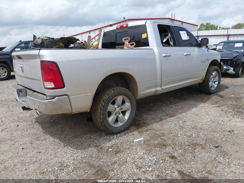 Vin: 1c6rr7gt0hs578628, lot: 45223086, ram 1500 big horn  4x4 6'4 box 20174