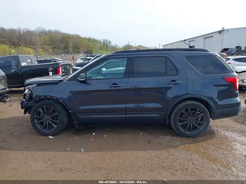 2017 Ford Explorer Xlt VIN: 1FM5K7D81HGD80831 Lot: 44726051