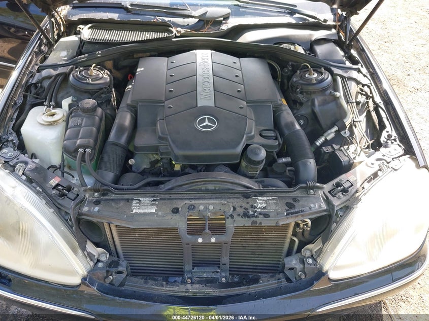 2001 Mercedes-Benz S 500 VIN: WDBNG75J71A148099 Lot: 44726120