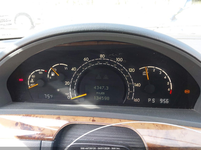 2001 Mercedes-Benz S 500 VIN: WDBNG75J71A148099 Lot: 44726120