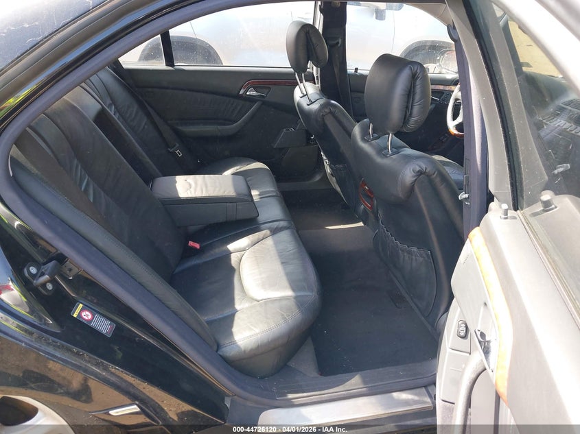 2001 Mercedes-Benz S 500 VIN: WDBNG75J71A148099 Lot: 44726120