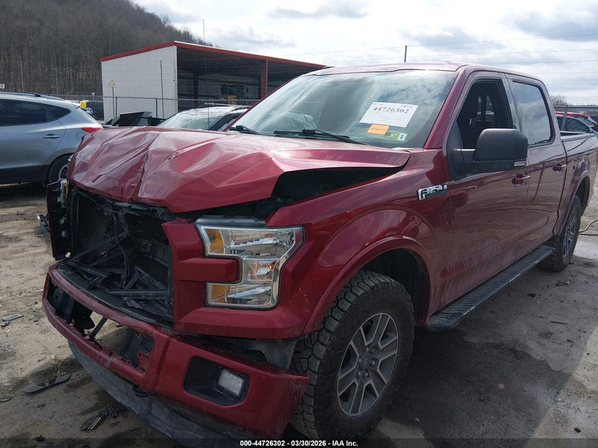 Vin: 1ftew1ef3gfb09700, lot: 45223482, ford f-150 xlt 20162