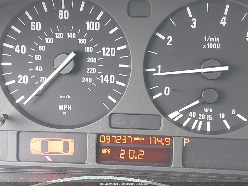 2000 BMW 528Ia VIN: WBADM6341YGU12970 Lot: 44726324