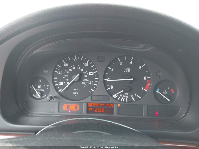 2000 BMW 528Ia VIN: WBADM6341YGU12970 Lot: 44726324