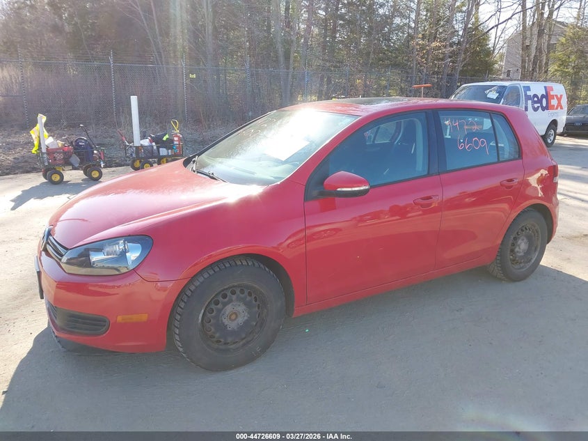 2010 Volkswagen Golf 4-Door VIN: WVWDA7AJ6AW294291 Lot: 44726609
