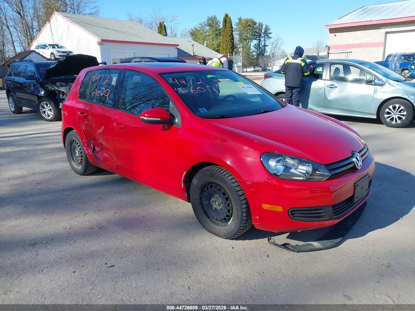 2010 Volkswagen Golf 4-Door VIN: WVWDA7AJ6AW294291 Lot: 44726609