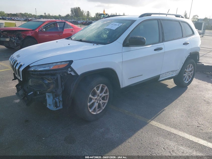 Vin: 1c4pjmab5gw110651, lot: 45223800, jeep cherokee sport 20162