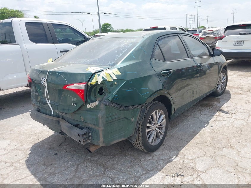 2014 Toyota Corolla Le Plus