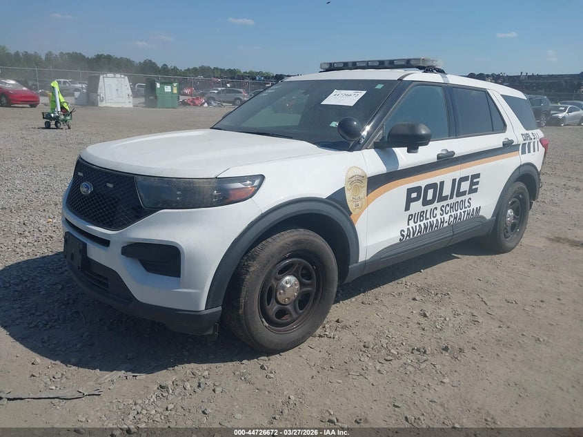 Vin: 1fm5k8ab9ngc42620, lot: 45223852, ford police interceptor utility 20222